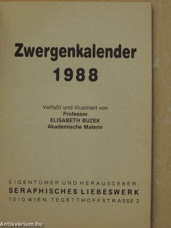 Zwergenkalender 1988