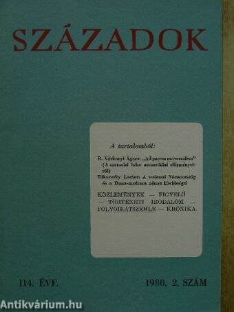 Századok 1980/2.