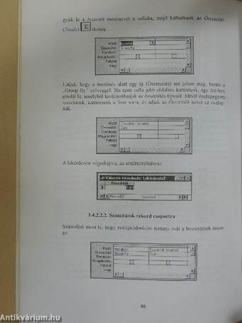 Adatmodellezés - adatbáziskezelés az MS Acces segítségével