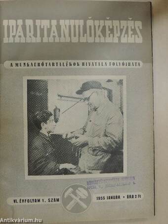 Iparitanulóképzés 1955. (nem teljes évfolyam)