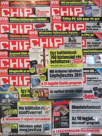Chip 2011-2012 (vegyes számok) (11 db)