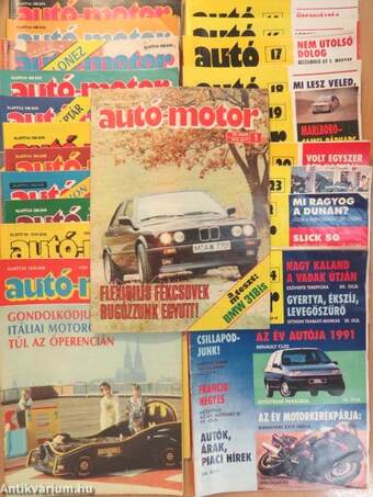 Autó-Motor 1990. (nem teljes évfolyam)