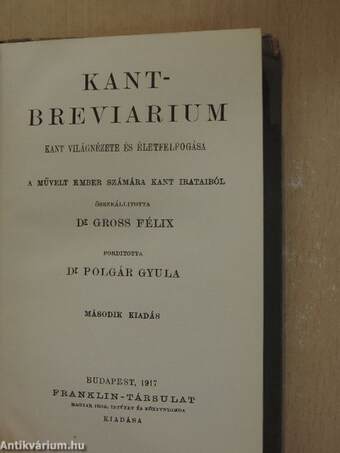 Kant-breviarium