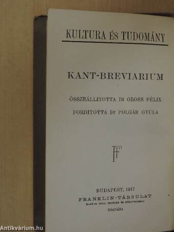 Kant-breviarium