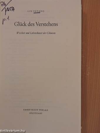 Glück des Verstehens