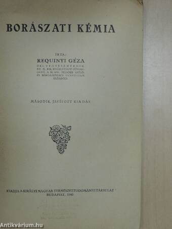 Borászati kémia