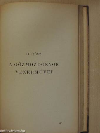 A gőzmozdonyok javítása és karbantartása I-II.