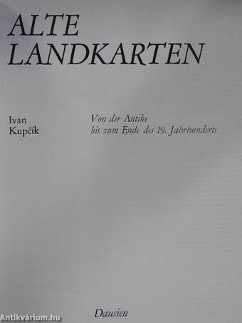 Alte Landkarten