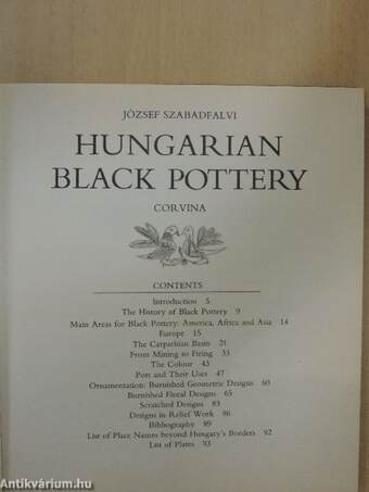 Hungarian Black Pottery
