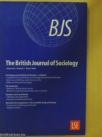 The British Journal of Sociology March 2004