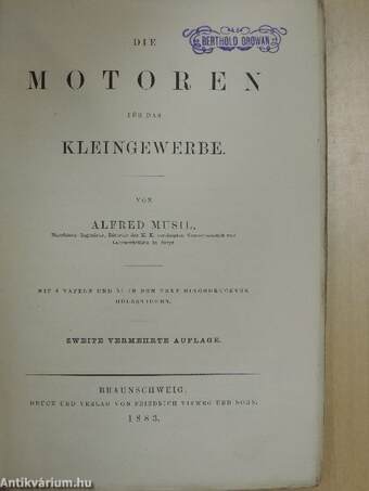 Die Motoren für das Kleingewerbe