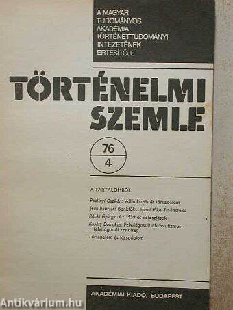 Történelmi Szemle 1976/4.