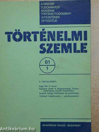 Történelmi Szemle 1981/1.