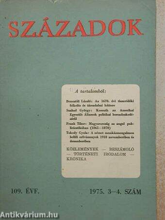 Századok 1975/3-4.