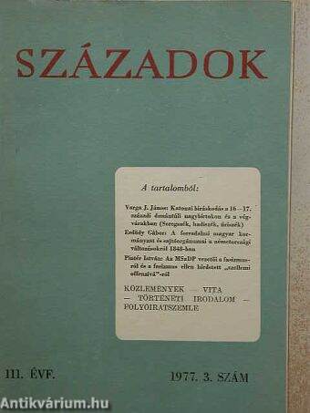 Századok 1977/3.