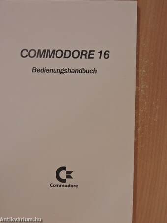 Commodore 16 Bedienungshandbuch