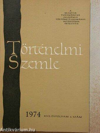 Történelmi Szemle 1974/4.