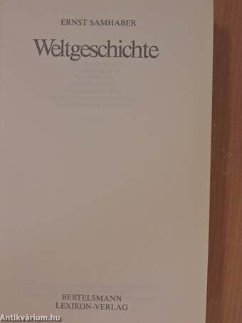 Weltgeschichte