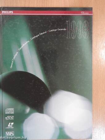 General Catalogue 1993/Gesamtkatalog 1993/Catalogue Général 1993/Catalogo Generale 1993