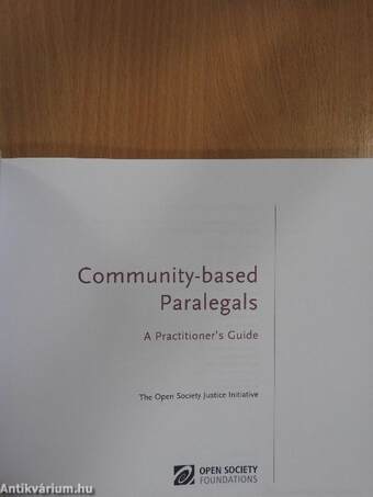 Community-based Paralegals