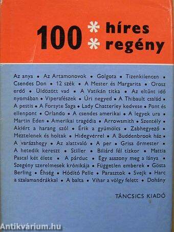 100 híres regény II.