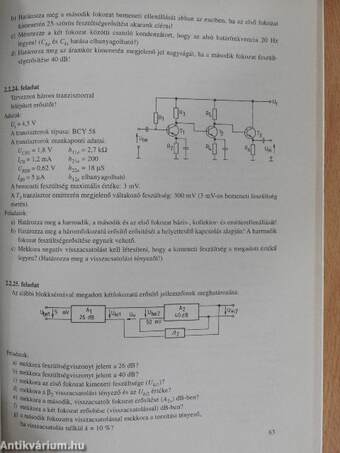 Gyengeáramú példatár I.