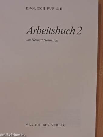 Englisch für Sie Arbeitsbuch 2.