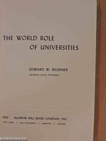 The World Role of Universities