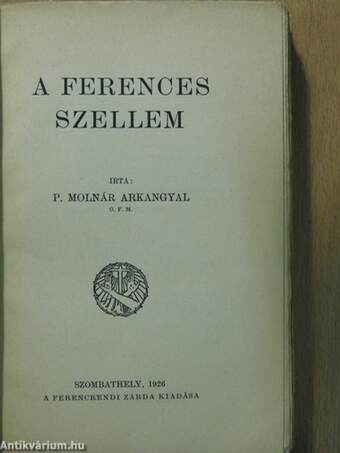 A ferences szellem