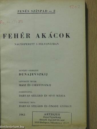 Fehér akácok