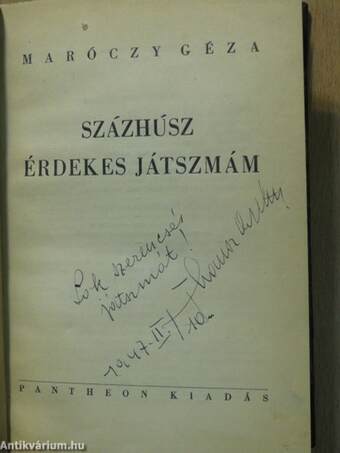 Százhúsz érdekes játszmám