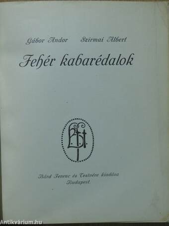 Fehér kabarédalok