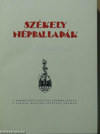 Székely népballadák