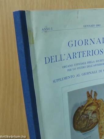 Giornale dell'arteriosclerosi gennaio 1963