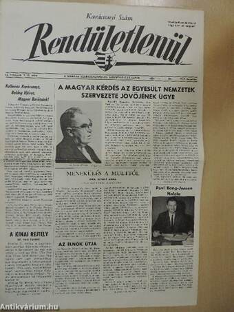 Rendületlenül 1959. december - Karácsonyi Szám