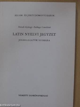 Latin nyelvi jegyzet
