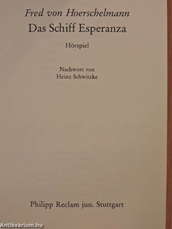 Das Schiff Esperanza