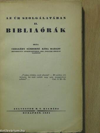 Bibliaórák