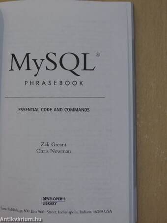 MySQL Phrasebook