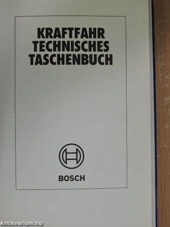 Kraftfahr technisches Taschenbuch