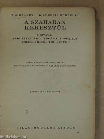 A Szaharán keresztül