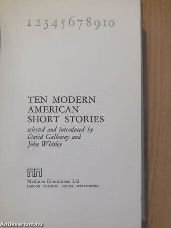 Ten Modern American Short Stories