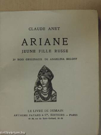 Ariane, jeune fille russe