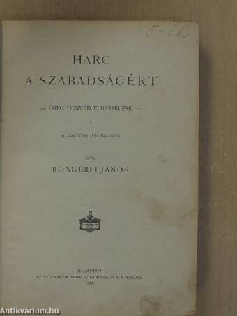 Harc a szabadságért