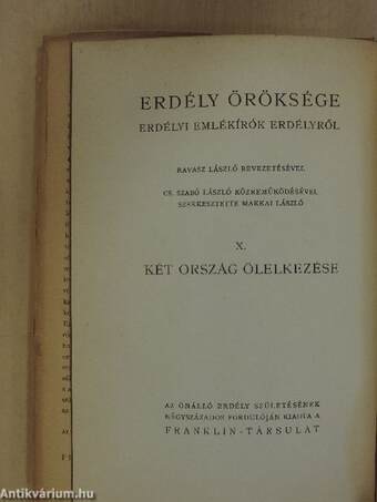 Erdély öröksége X.