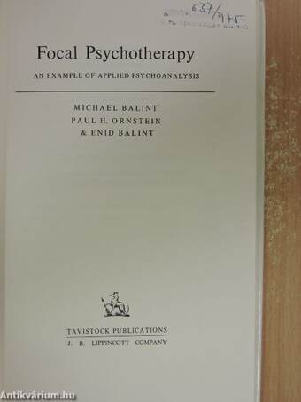 Focal Psychotherapy