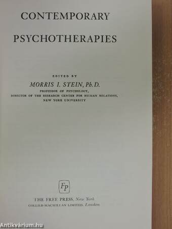 Contemporary Psychotherapies