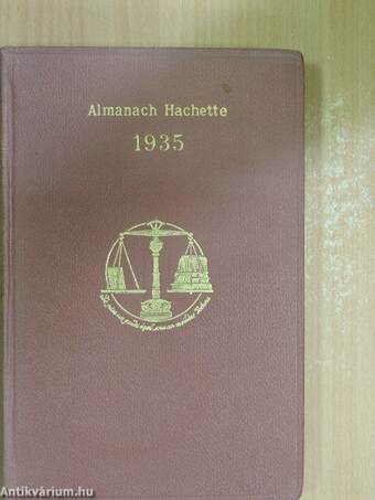 Almanach Hachette 1935