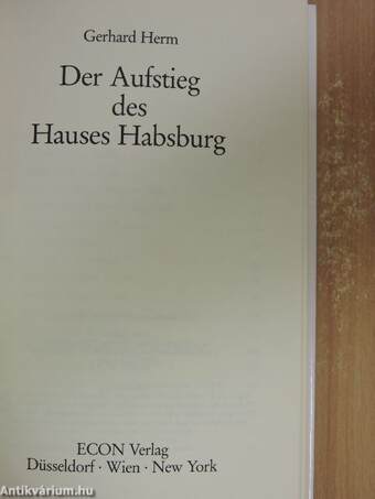 Der Aufstieg des Hauses Habsburg