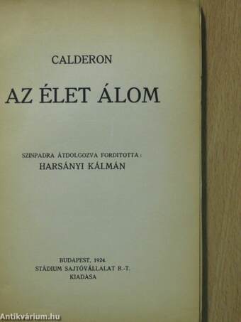 Az élet álom